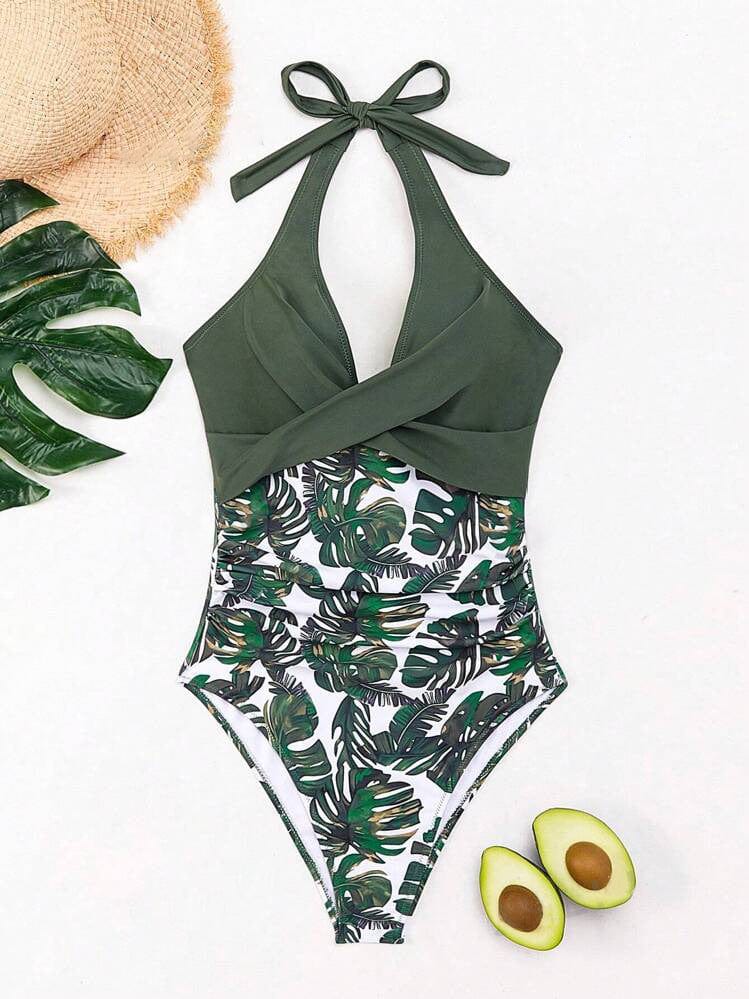Isalina Tropical Twist-Front Strój kąpielowy