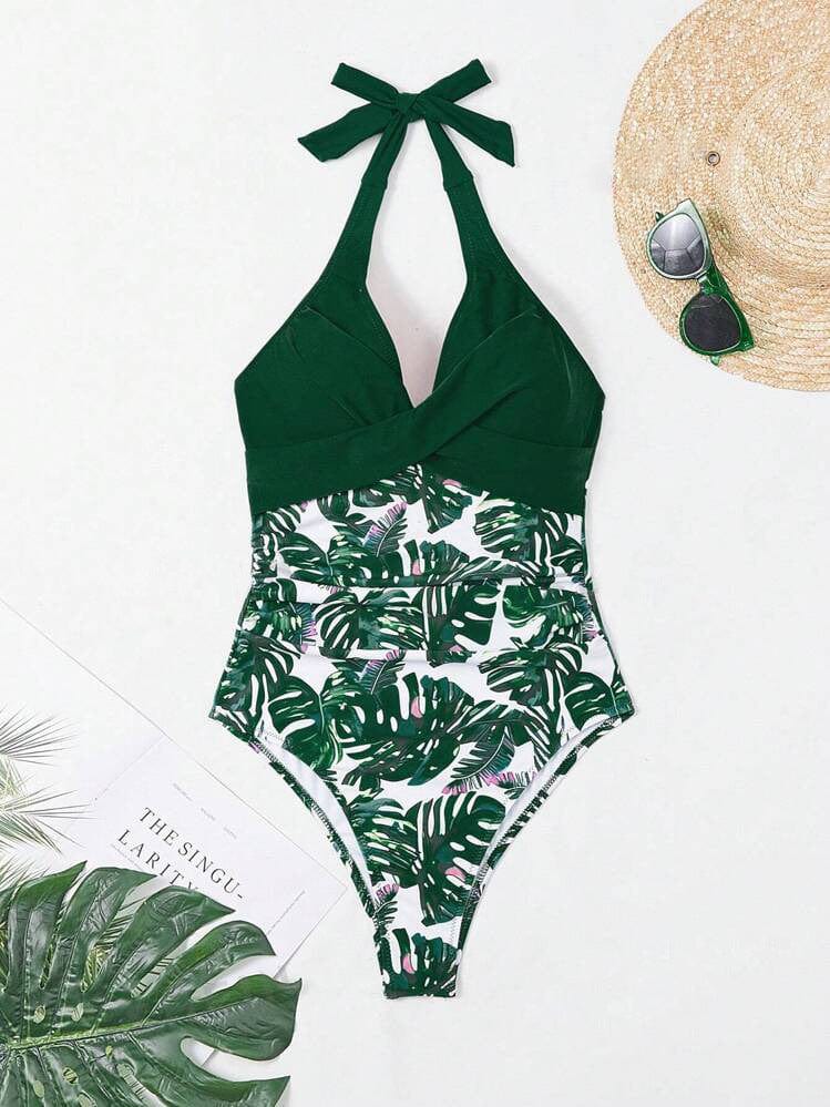 Isalina Tropical Twist-Front Strój kąpielowy