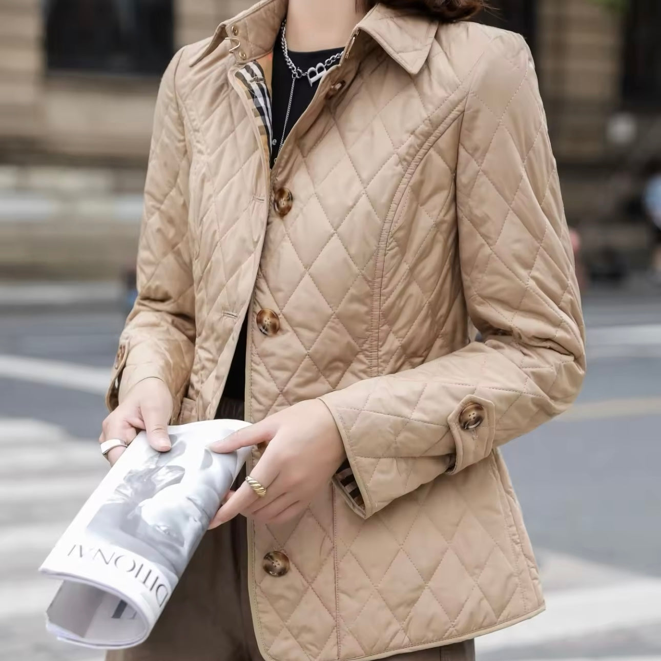 Martyna / Pikowana kurtka Milano