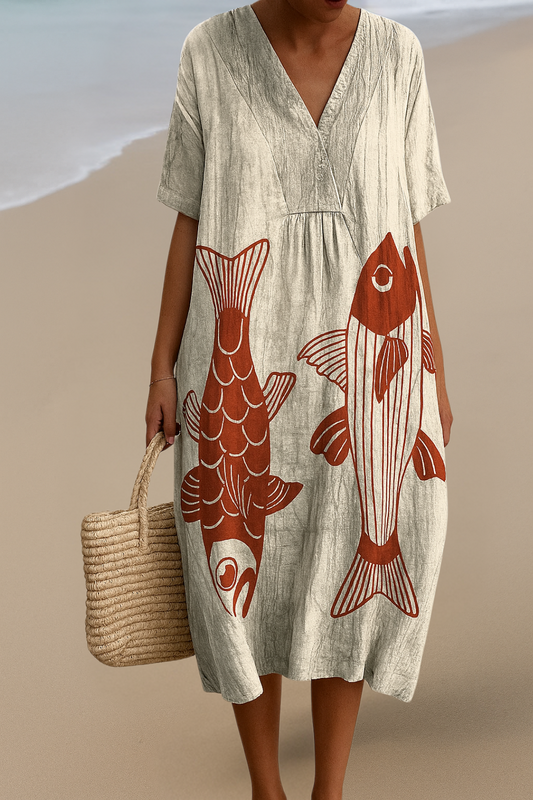 Patchworkowa sukienka boho – Artystyczny styl, całodzienna wygoda