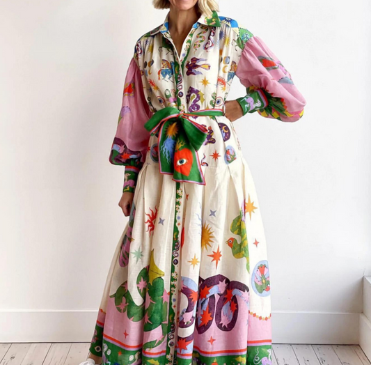 Claudine | Obszerna sukienka