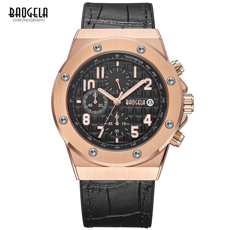 Casualowy zegarek chronograficzny dla mężczyzn – model Marek
