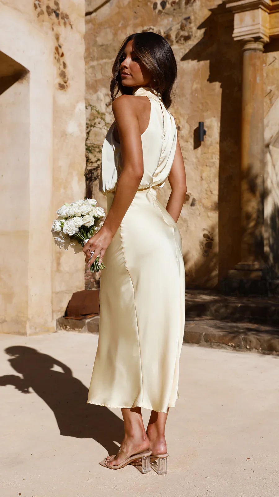 Sukienka midi Amara Satin Couture