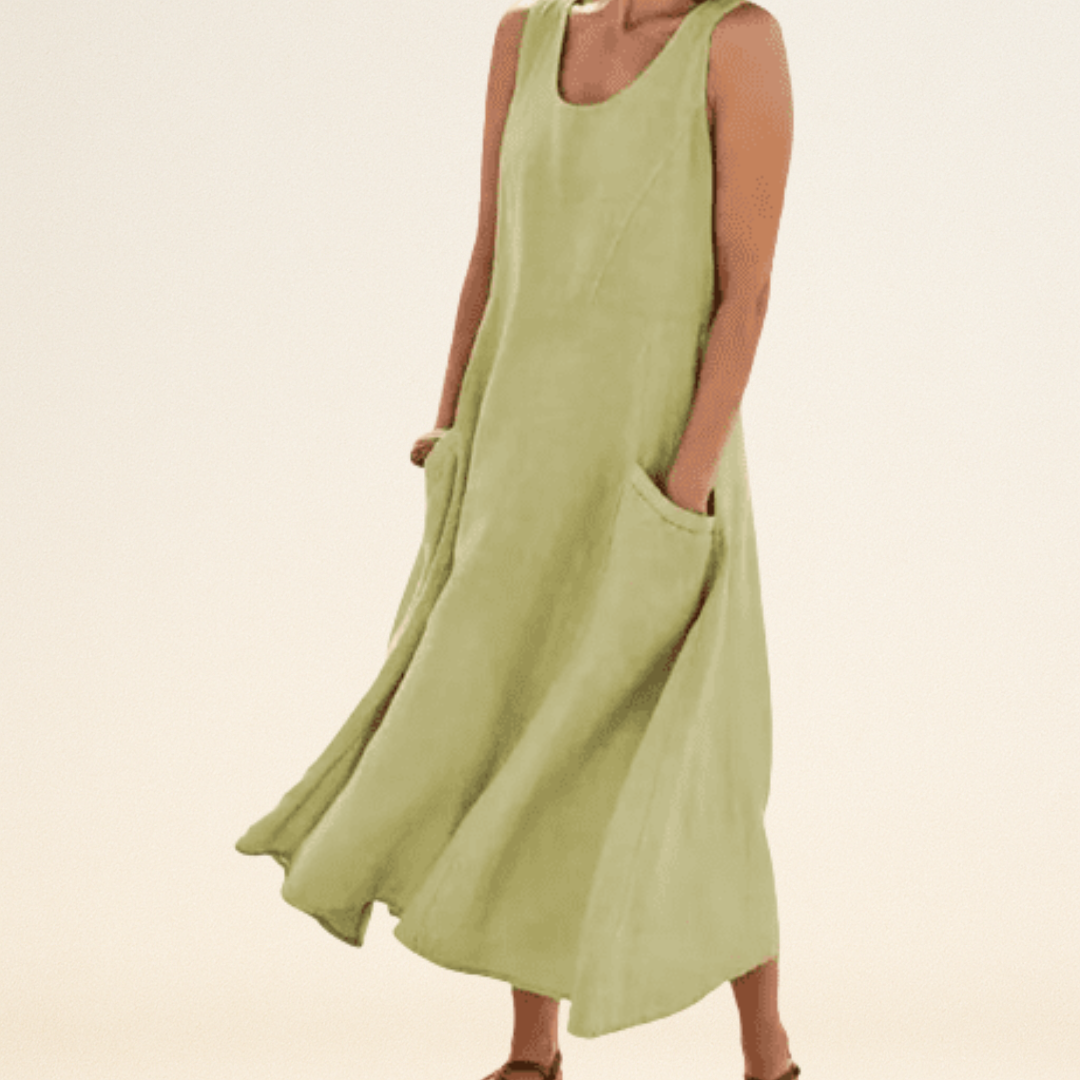 Lulu - Elegancka sukienka z kieszeniami