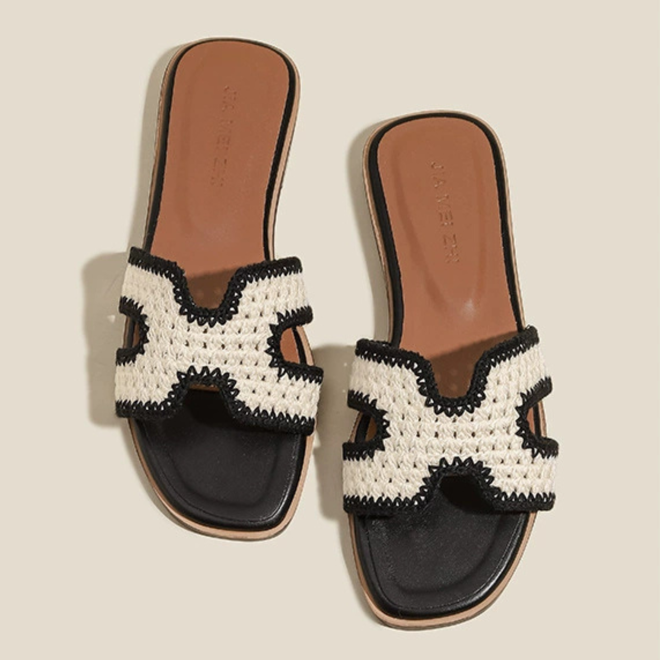 WANDA | Eleganckie sandały z rafii
