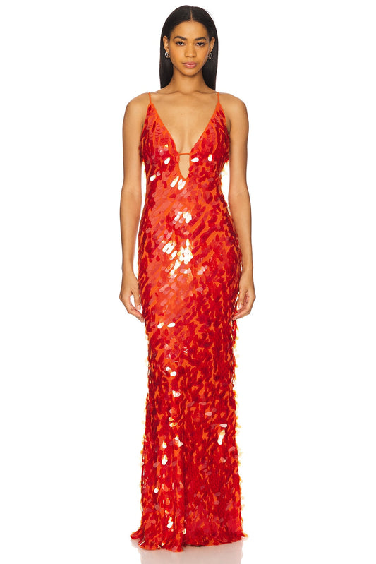 Sukienka maxi Vicky Sequin