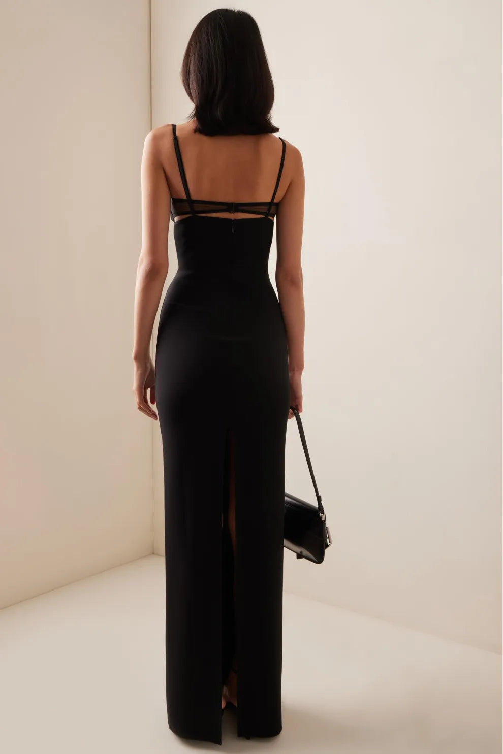 Dopasowana sukienka maxi Rhea