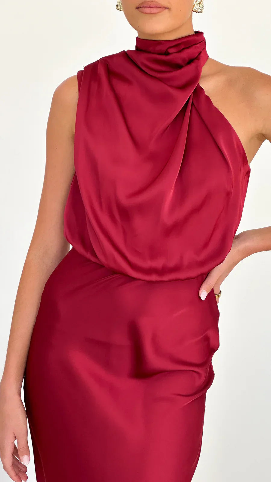 Sukienka midi Amara Satin Couture
