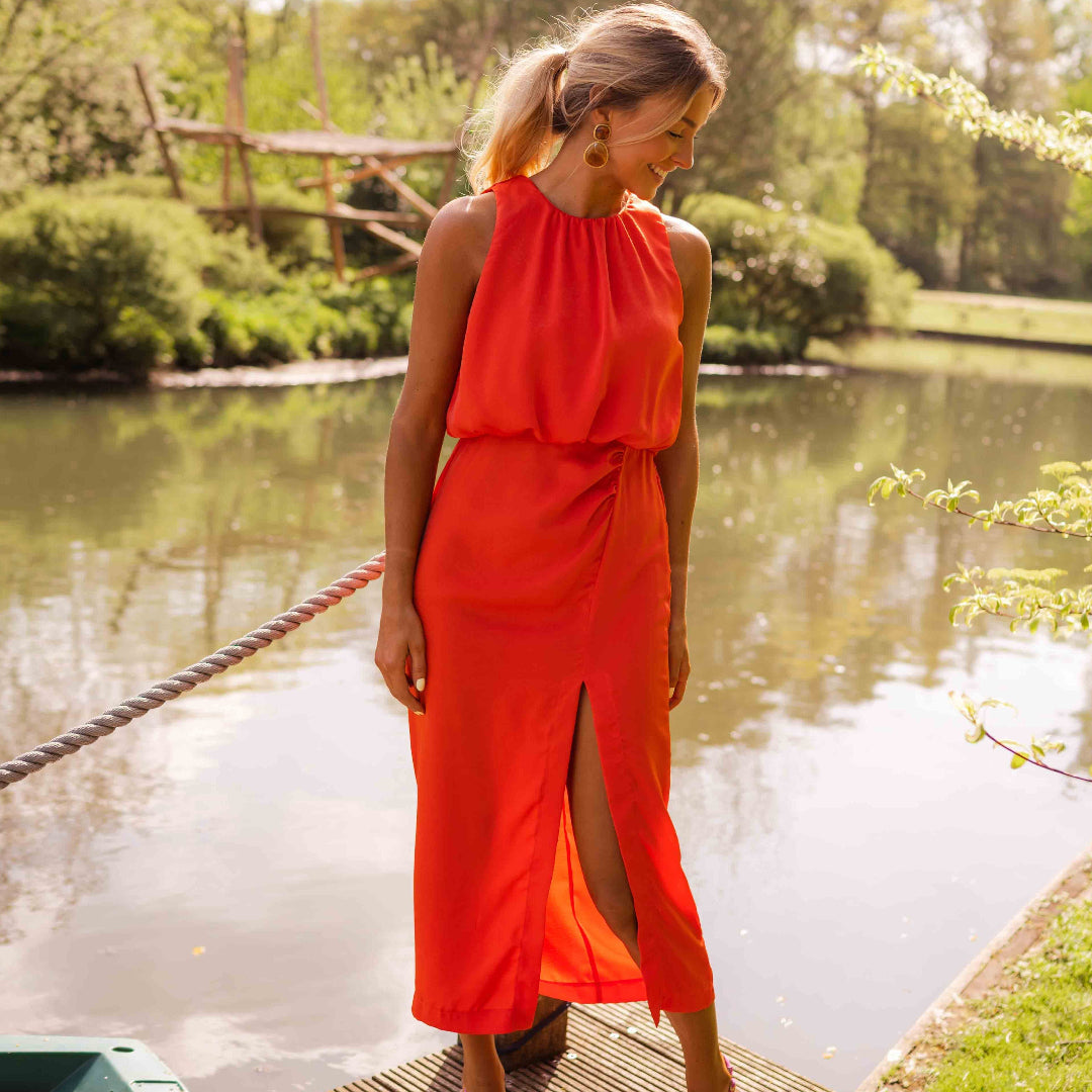 Sabina | Elegancka sukienka midi