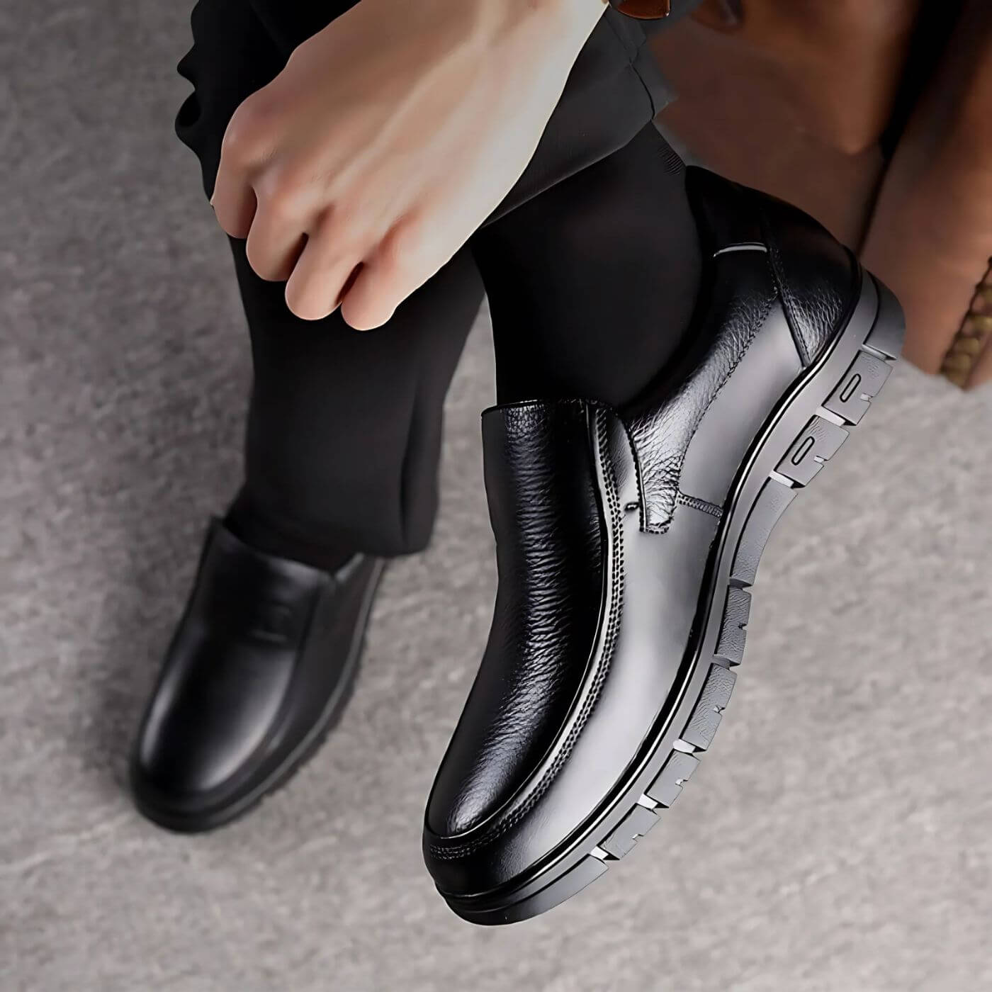 Mediolan | Skórzane buty