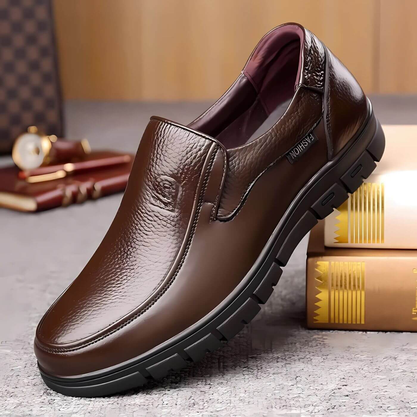Mediolan | Skórzane buty