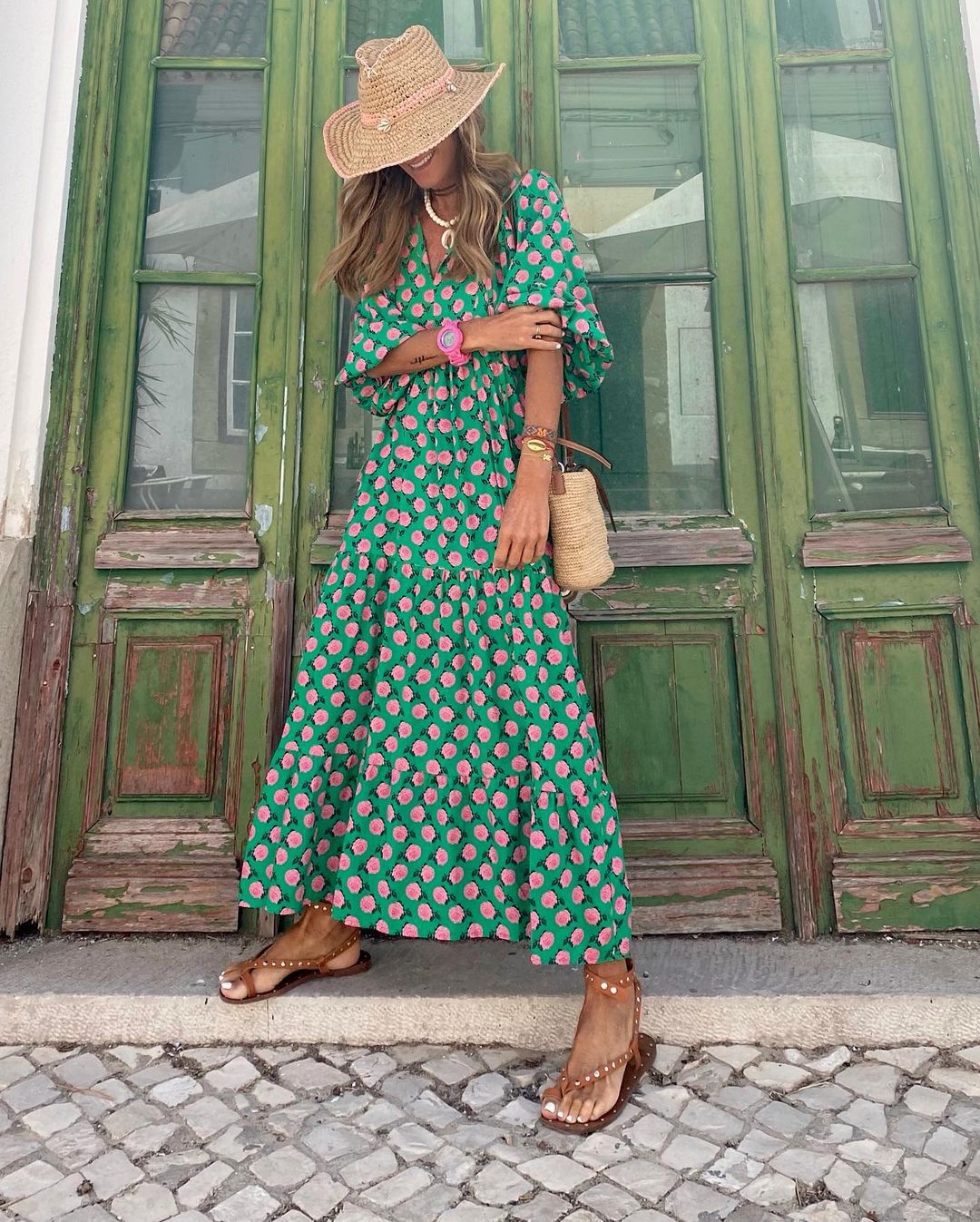 Fleur | Sukienka maxi w stylu boho