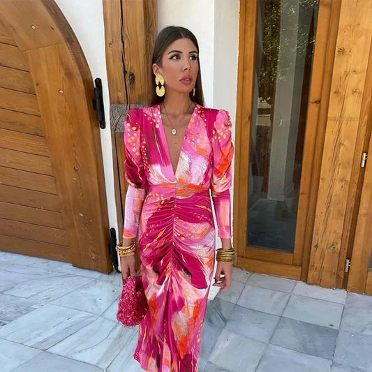Olga – elegancka sukienka maxi