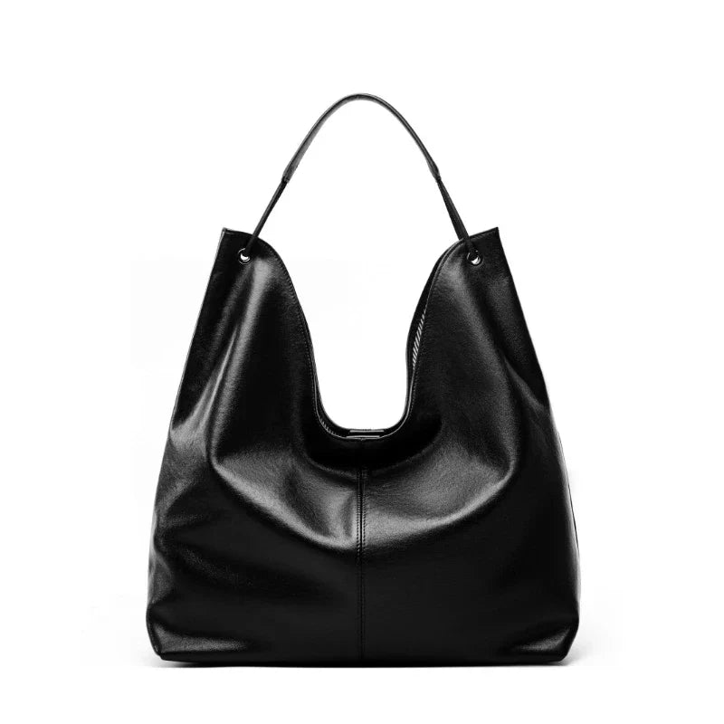 Elegancka skórzana torba Hobo