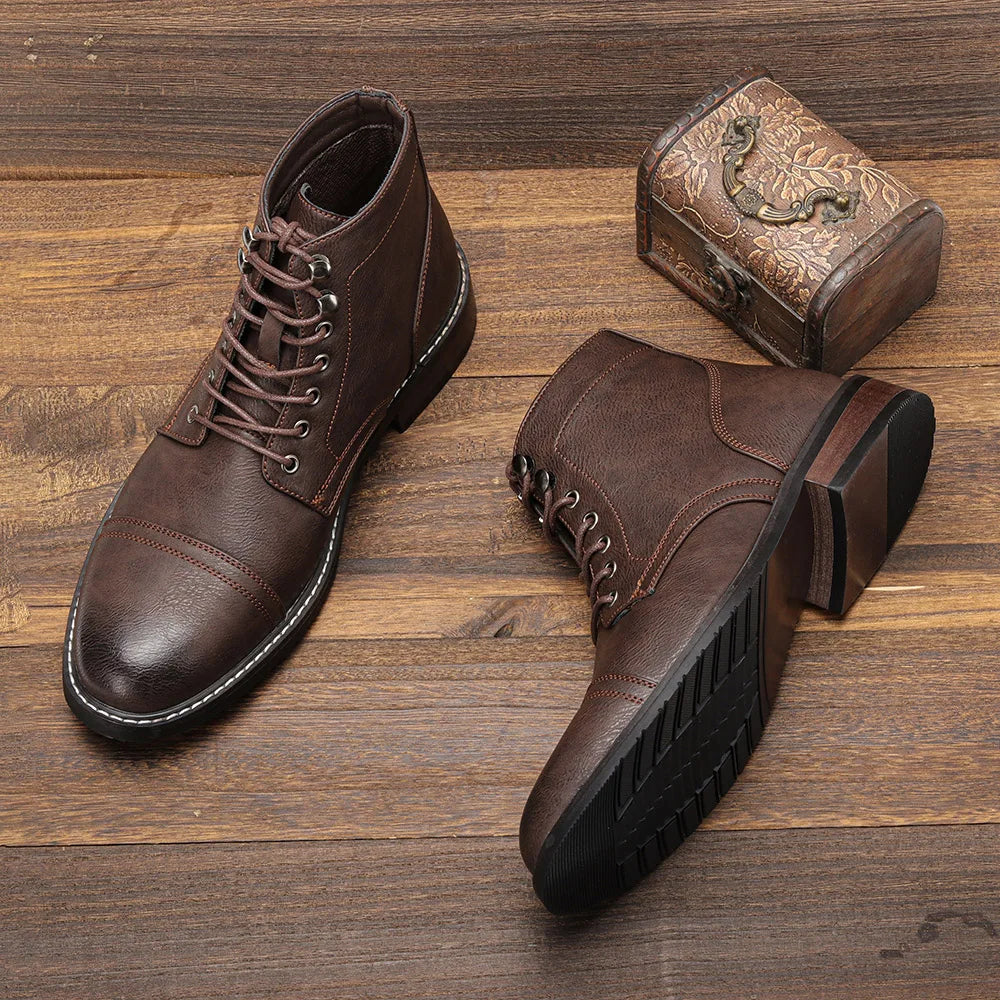 Keith | Buty derby w stylu vintage