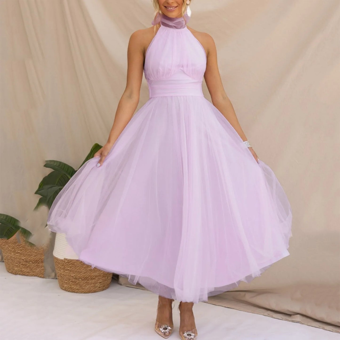 Patrycja – Elegancka sukienka bez rękawów
