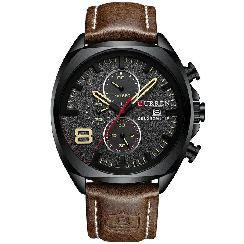 Adrian – wodoodporny sportowy chronograf w stylu militarnym