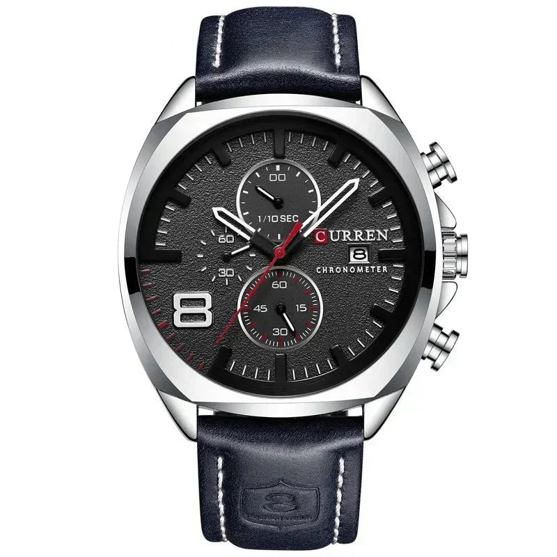 Adrian – wodoodporny sportowy chronograf w stylu militarnym