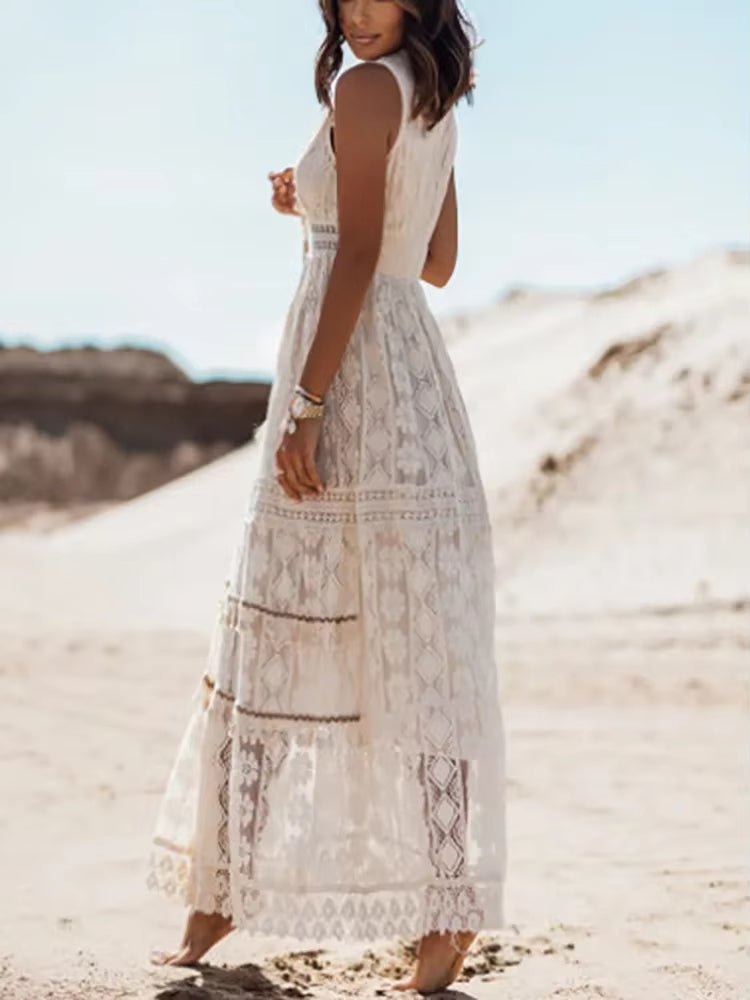 Nina | Luksusowa sukienka w stylu boho (prawie wyprzedana)