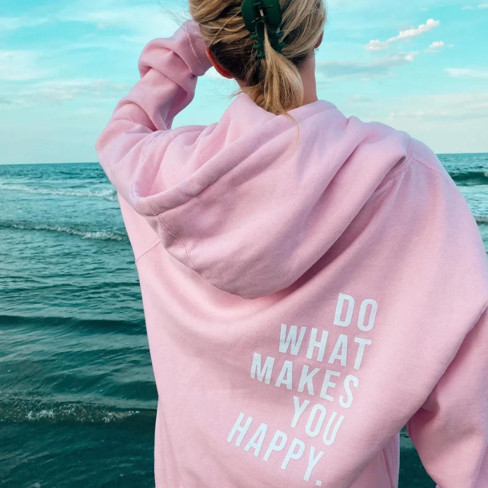 Jagoda – pastelowa bluza z kapturem w dużym rozmiarze