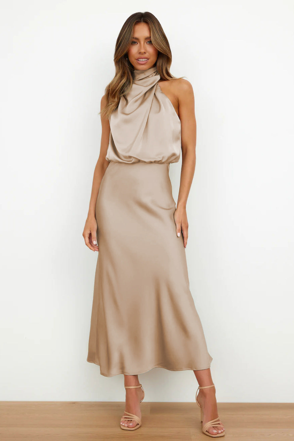 Valeria™ | Sukienka maxi z dekoltem halter