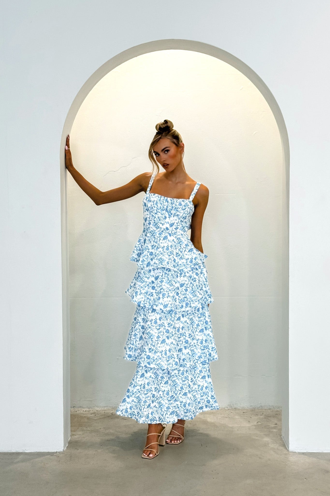 Sukienka maxi Naples w kwiaty
