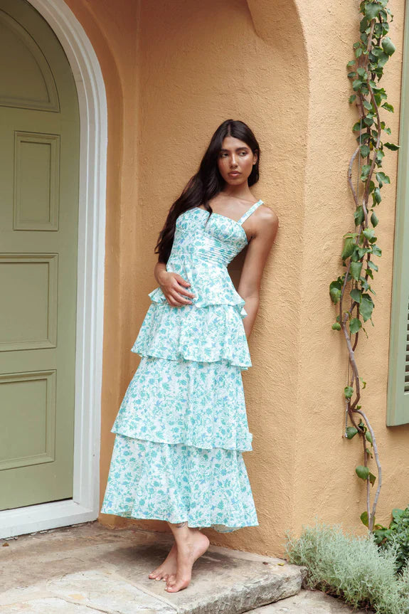 Sukienka maxi Naples w kwiaty