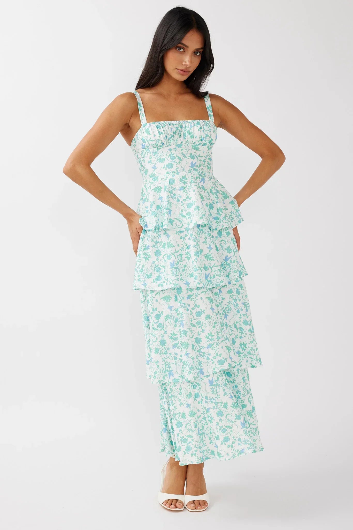 Sukienka maxi Naples w kwiaty