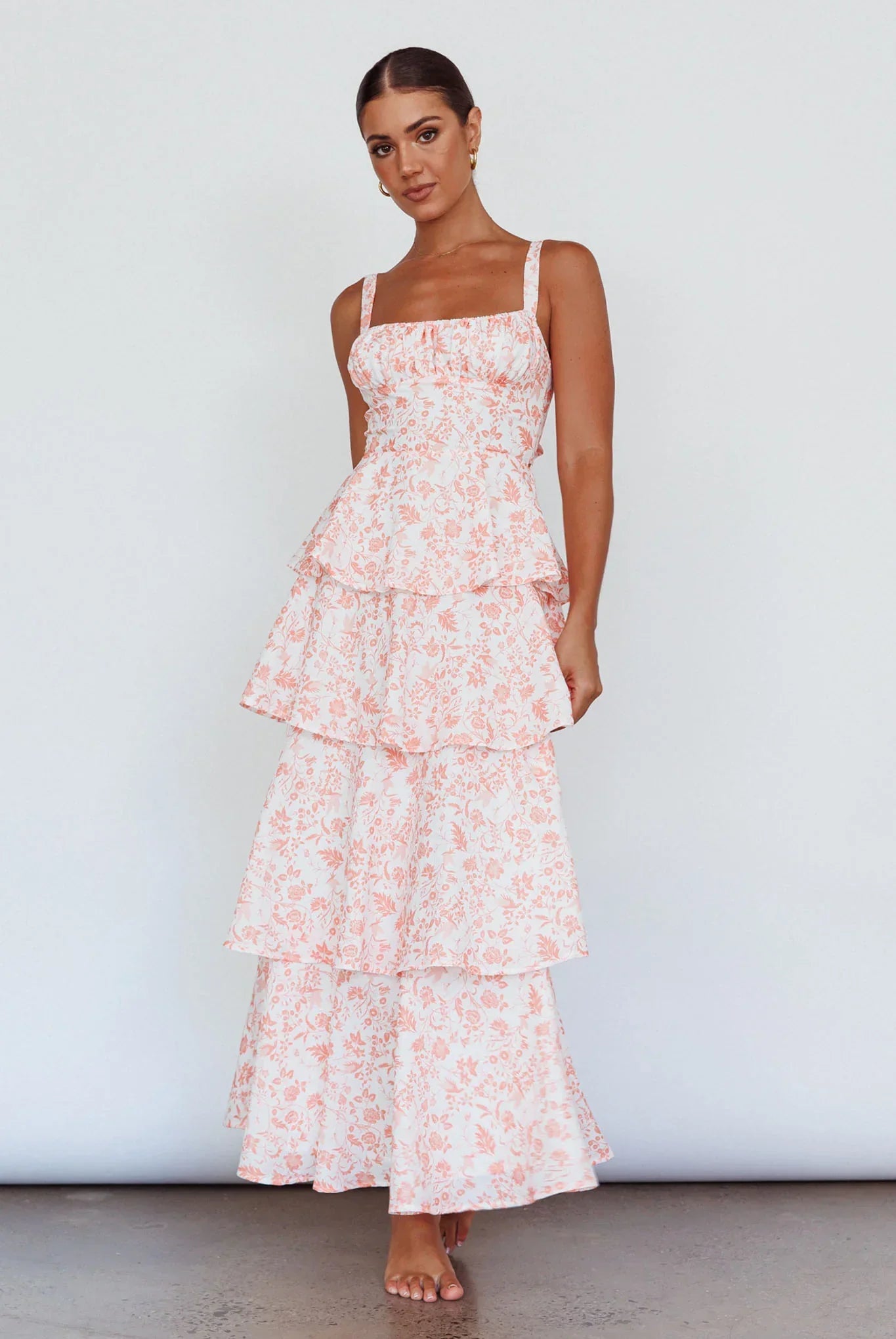 Sukienka maxi Naples w kwiaty