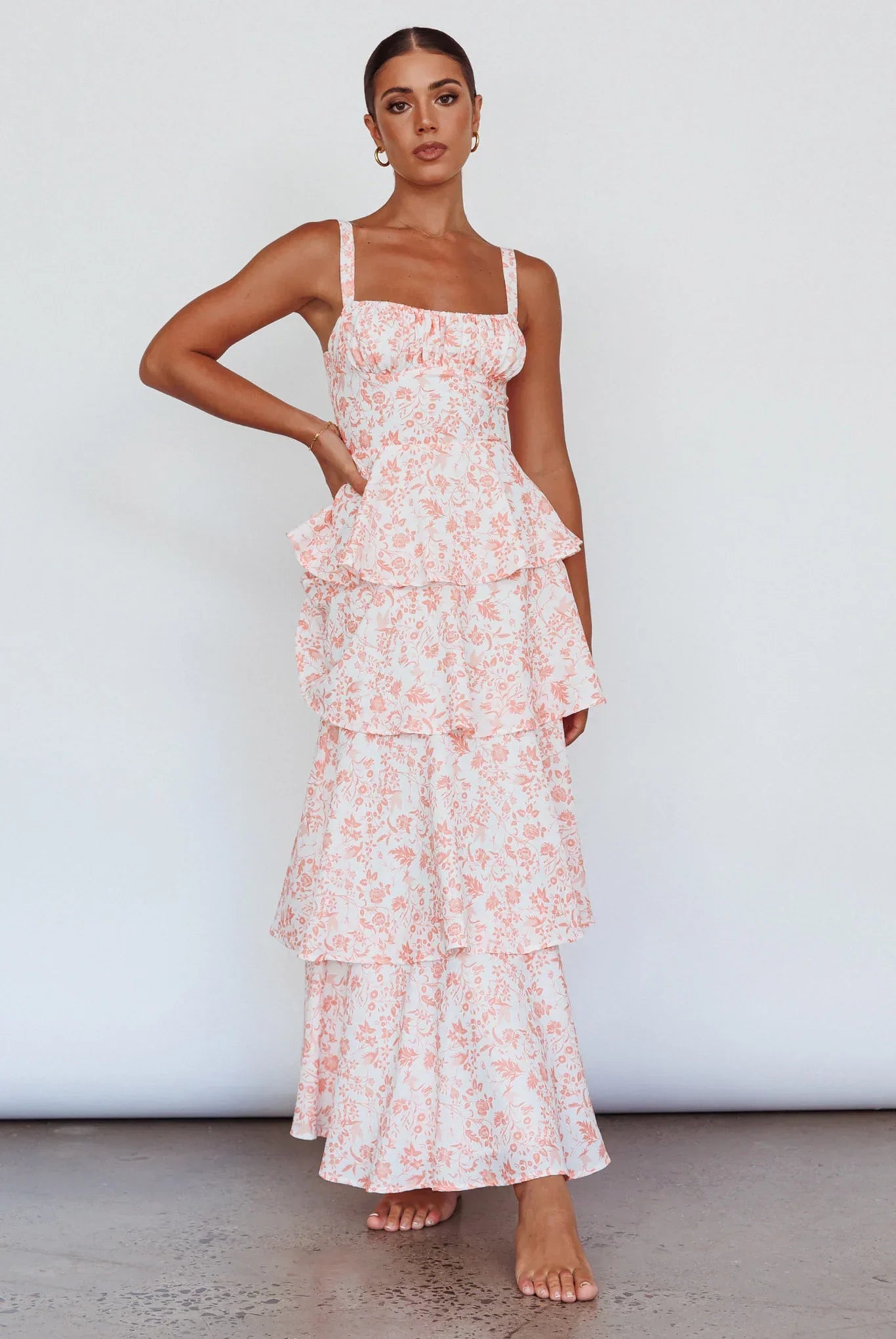 Sukienka maxi Naples w kwiaty