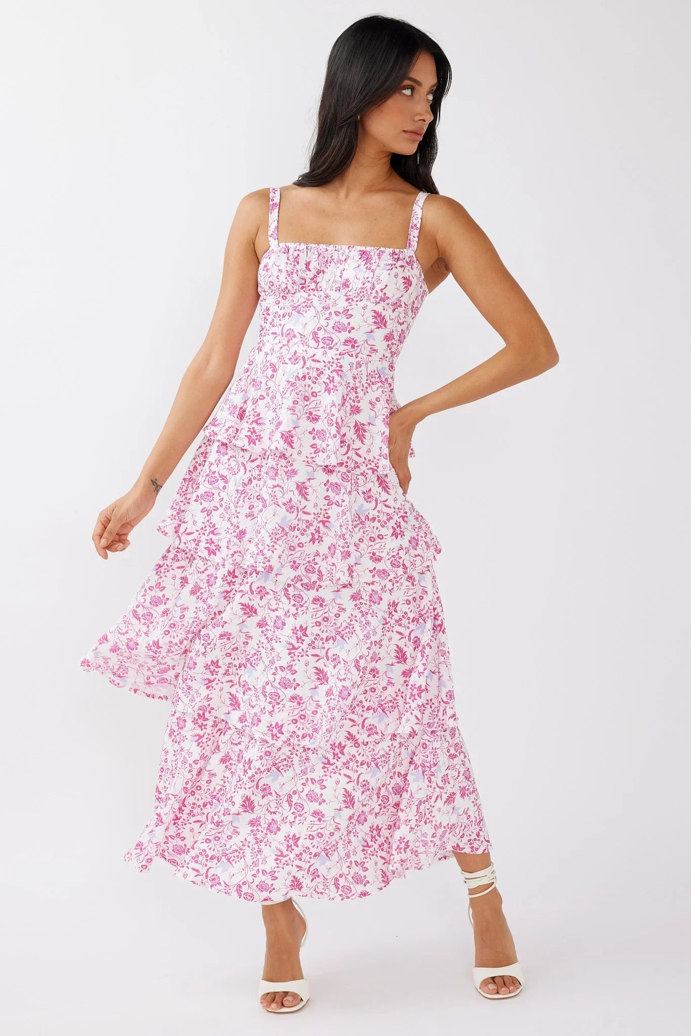Sukienka maxi Naples w kwiaty