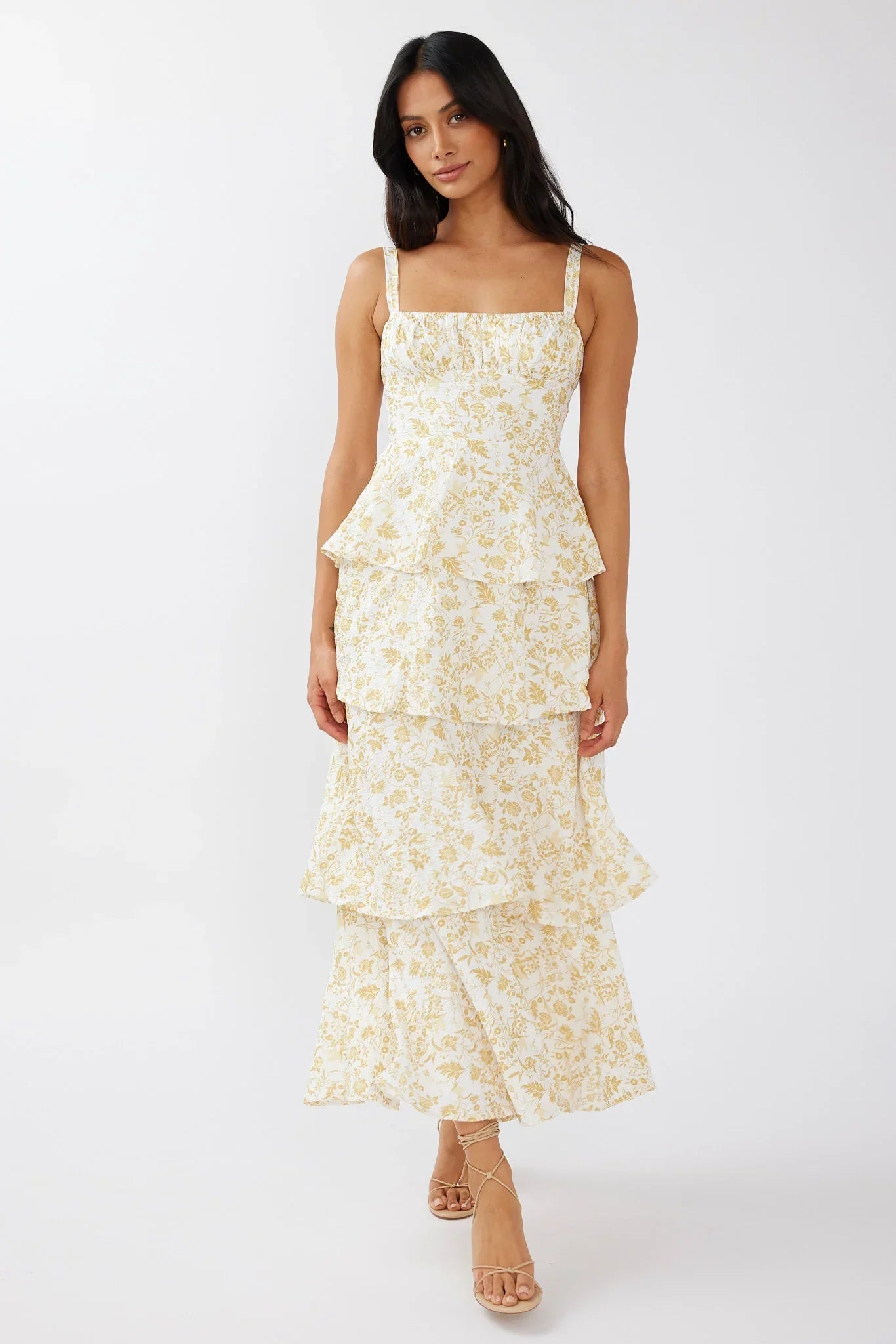 Sukienka maxi Naples w kwiaty