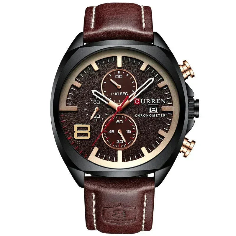 Adrian – wodoodporny sportowy chronograf w stylu militarnym