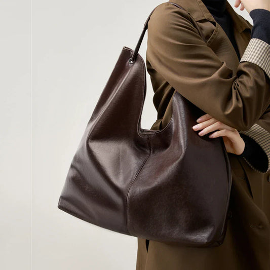 Elegancka skórzana torba Hobo