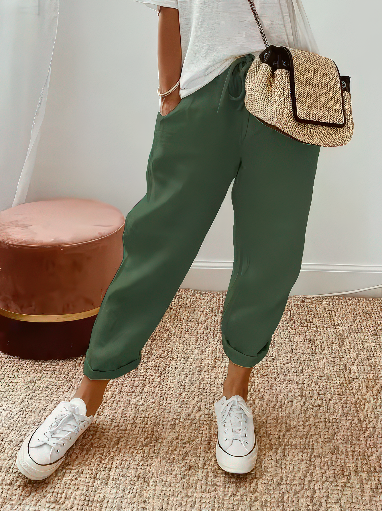 ALICE™ | Eleganckie spodnie bawełniano-lniane (1+1 GRATIS)