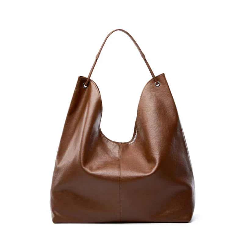 Elegancka skórzana torba Hobo