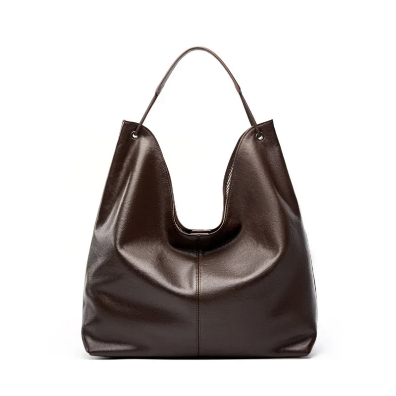 Elegancka skórzana torba Hobo