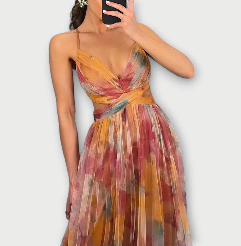 Iwona – Zwiewna, elegancka sukienka na każdą okazję