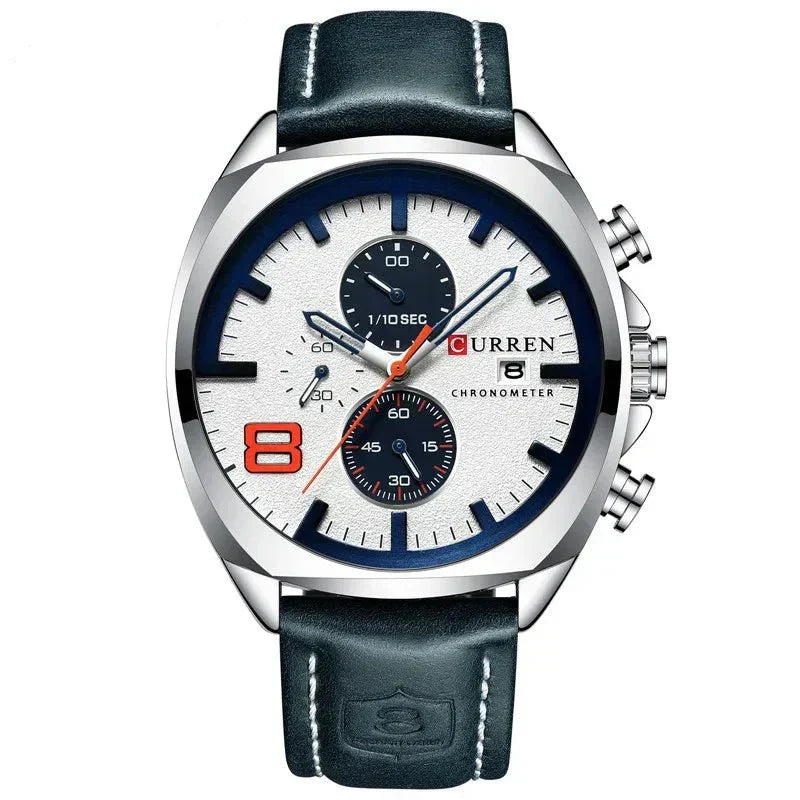 Adrian – wodoodporny sportowy chronograf w stylu militarnym