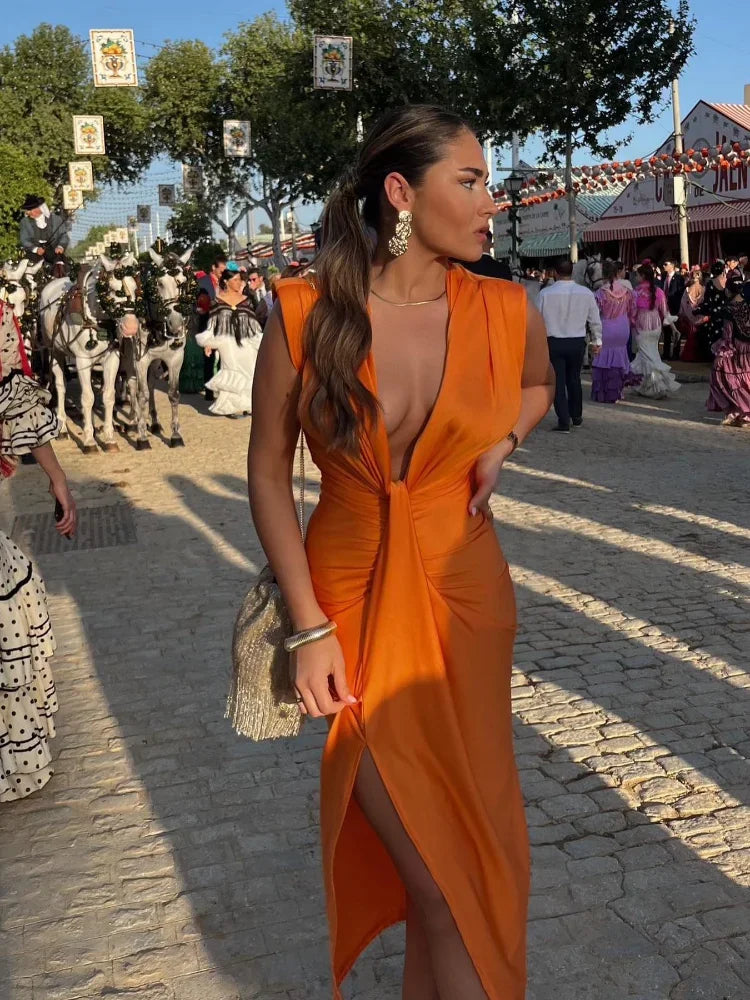 Aneta – Elegancka sukienka z plisami