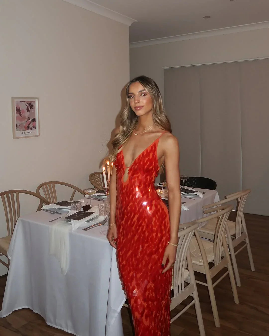Sukienka maxi Vicky Sequin