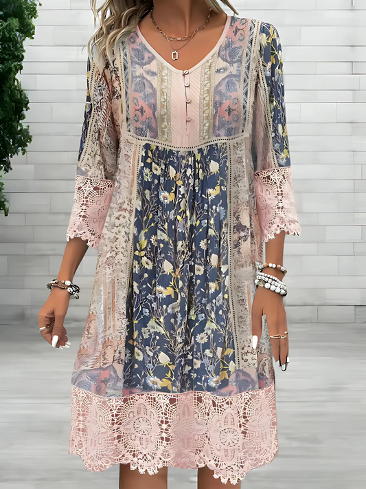 Tamara | Luxe Flowy Boho Dress (prawie wyprzedane)