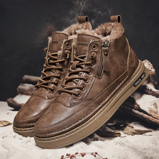 Bryson™ | Skórzane buty zimowe
