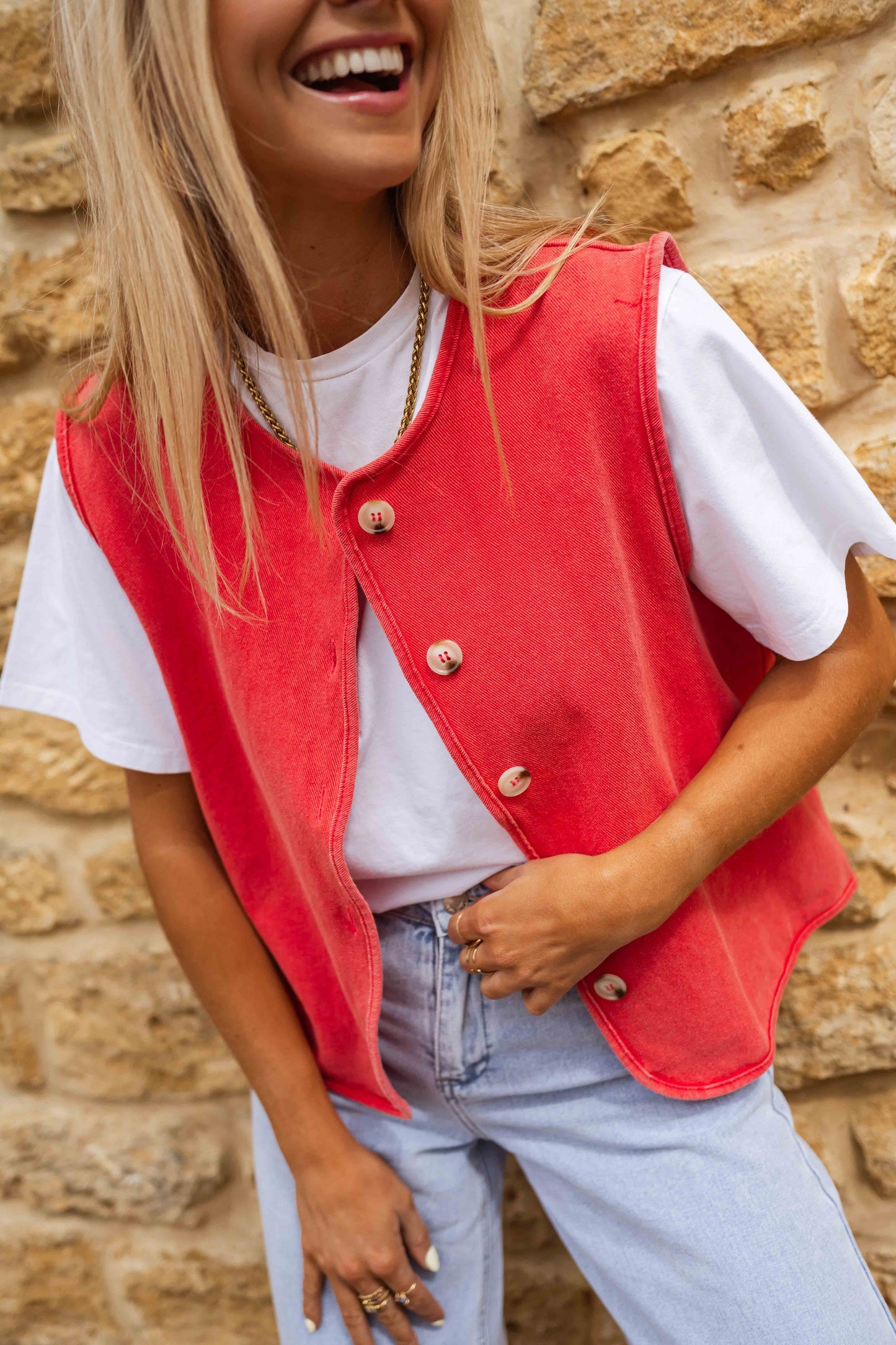 MARZENA™ | Letnia kamizelka w stylu vintage