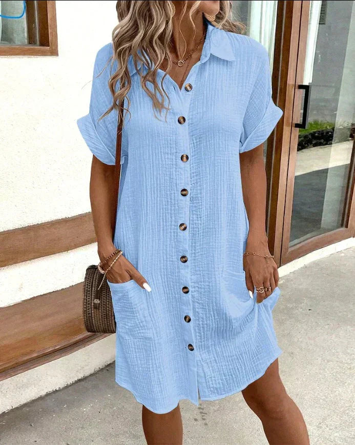 Czesława | Elegancka sukienka polo (prawie wyprzedana)