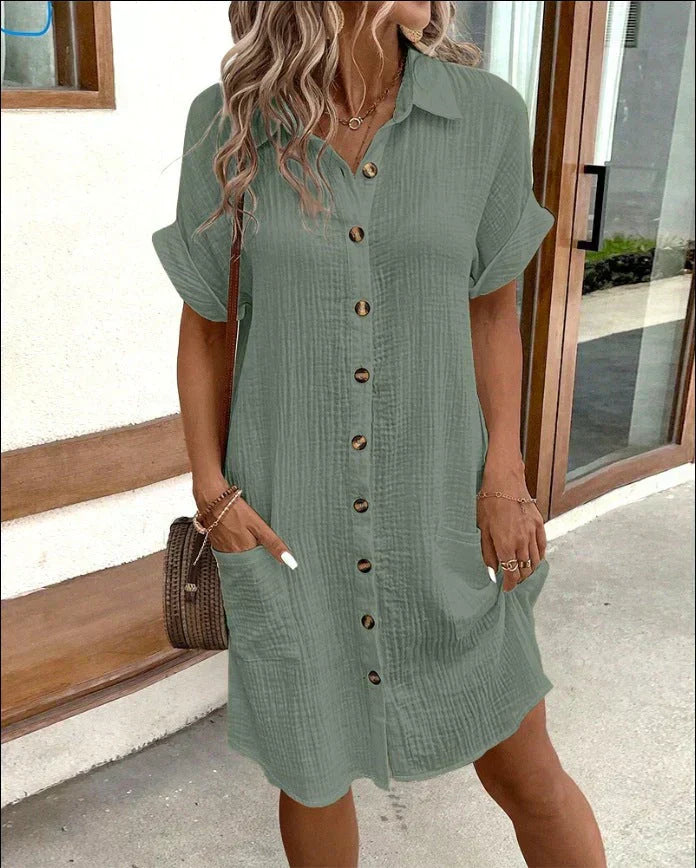 Czesława | Elegancka sukienka polo (prawie wyprzedana)