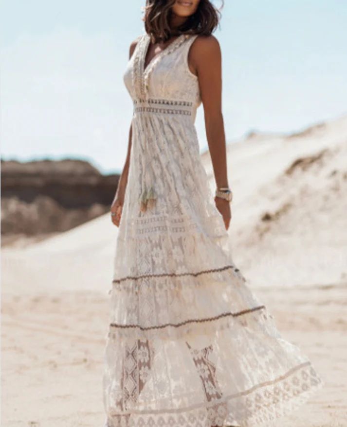 Nina | Luksusowa sukienka w stylu boho (prawie wyprzedana)