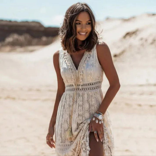 Krystiana | Luksusowa boho sukienka