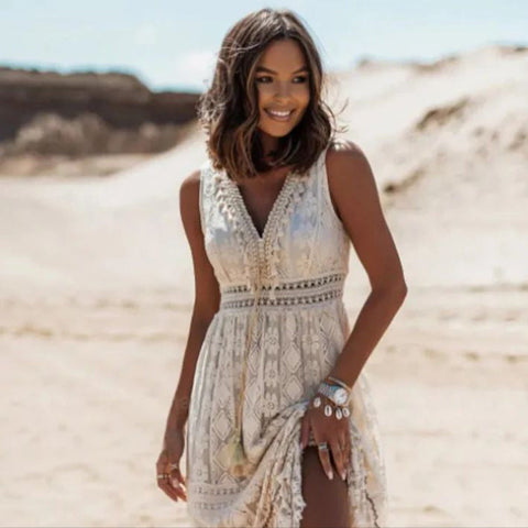 Krystiana | Luksusowa boho sukienka