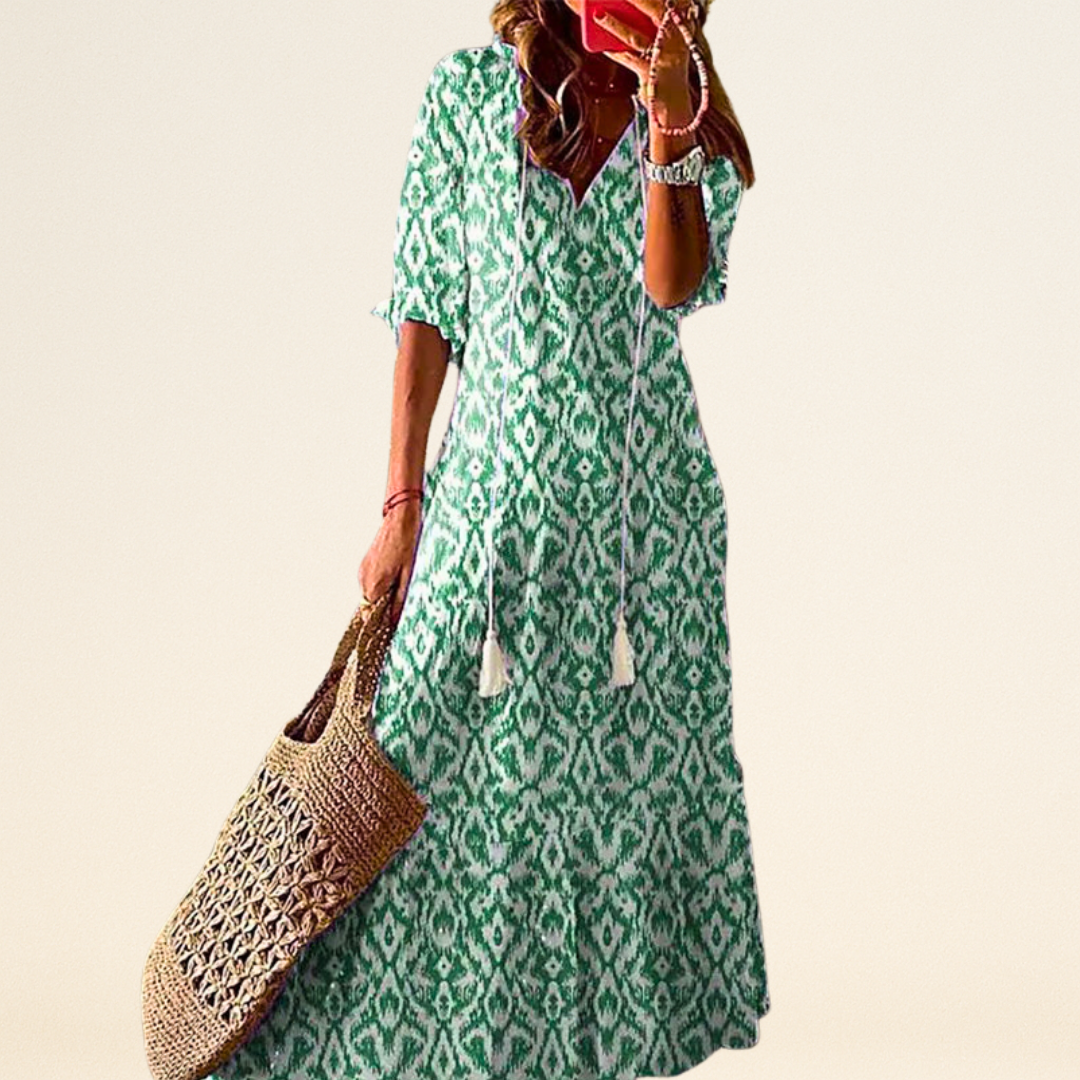 Yolly – Sukienka boho z nakryciem brzuszka